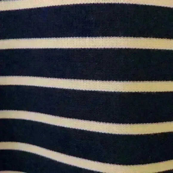 Free People Nautical & Knotty Dress Lace Striped Navy Blue - Picture 4 of 7